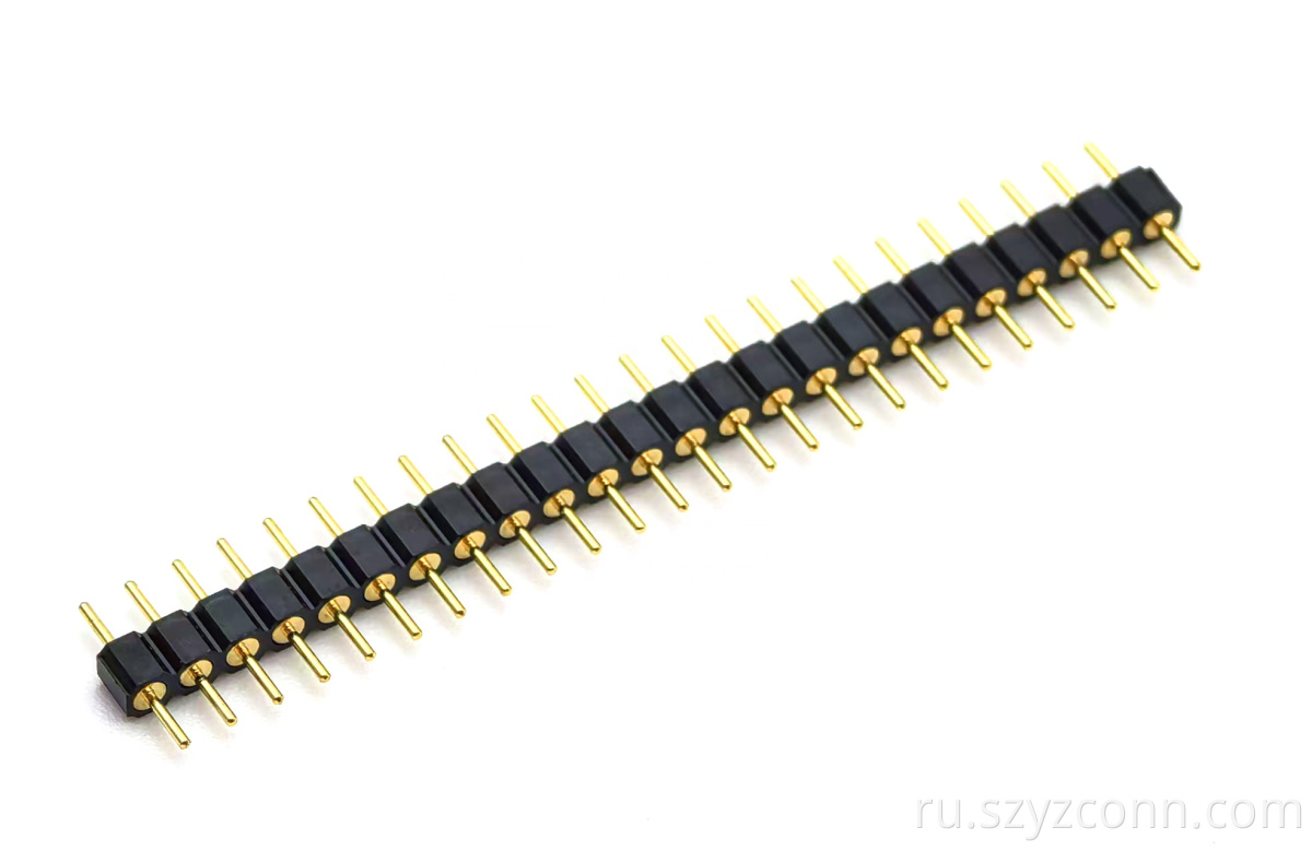 Обработанный штифт с шагом 2,54 мм 2.54mm Pitch Machined Pin header